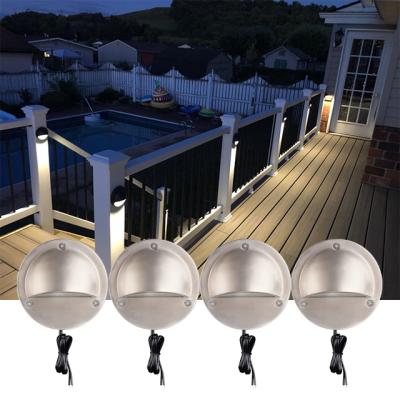 China Cheap Outdoor Waterproof LED Wall Fence Lighting Aluminum Low Voltage Deck Housing Lights for Yard Landscape Garden for sale