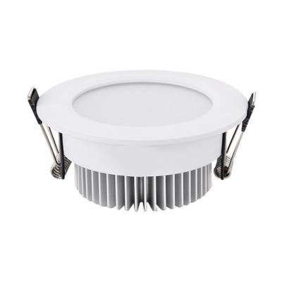 China Modern hot sale modern mini round led recessed white aluminum spotlight 3w 5w 7w mount CCT LED downlight for hotel home office for sale