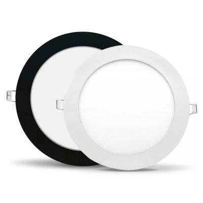 China Modern Best Selling Triac Dimmable No Flickering 18W 225mm High Lumens ERP Led Slim Round Panel Light for sale