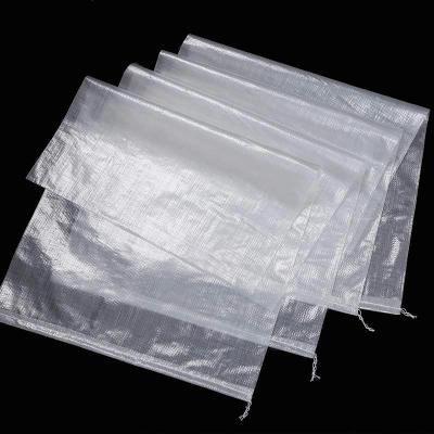 China Wholesale Low Price Polypropylene 50kg Bag PP Woven Rice Plastic Bag Moisture Proof for sale