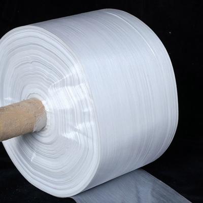 China Recyclable White Flour Fabric PP Rice Grain Agriculture Woven Textiles PP Sack Bag Roll à venda