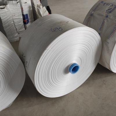 China Recyclable White Flour Fabric PP Grain Rice Agriculture Woven Textiles PP Sack Bag Roll à venda