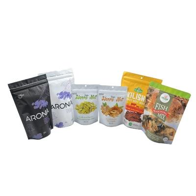 China Manufacturer Wholesale Custom Resealable Chips Spice Snack Nuts Recyclable Pouch Holder Ziplock Packing Food Packaging Plastic Bags for sale