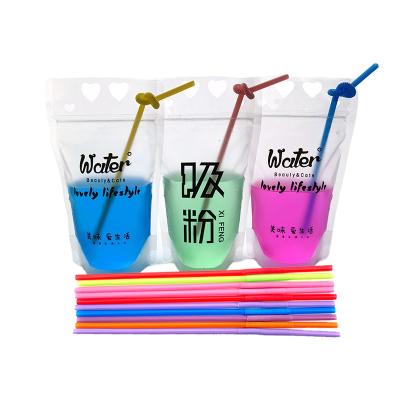 China Disposable Custom Printing Fruit Juice Pouch from Juice Drink Bag Manufacturers /plastic Straw Bag /plastic capri Sun for sale