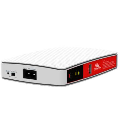 China Fanshine 18W high quality power supply produced UPS for router FSP1-3 mini UPS POE with 3 port mini DC UPS for sale