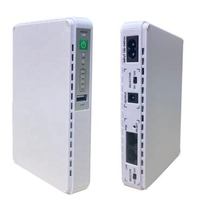 China With hot selling poe Fanshine mini UPS for DC UPS 12W 18W 5V/9V/12V/15V/24V mini Wifi router mini UPS with POE for sale