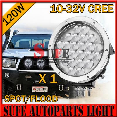 China 2015 NEW 9 INCH 120W CREE LED Driving Light For Truck Offroad 4X4 Spot Beam 10-70V for sale