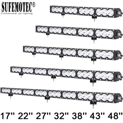 Chine 30W 90W 12W 150W 180W Single Row Led Work Light Bar For Car 4x4 Offroad Truck SUV 4WD Spot Flood Combo Beams Driving à vendre