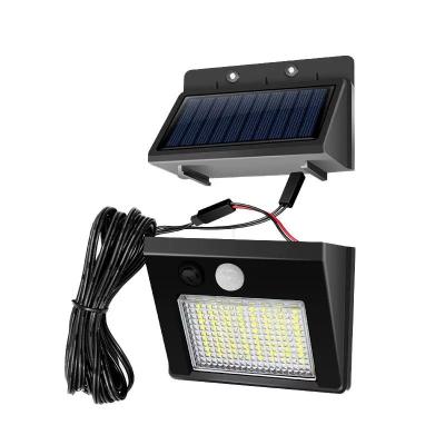 China Outdoor LED Solar Lights with Lights Reflector and 3 Clear Garden Yard Lights Motion Solar Sensor Security Lights for Backyard IP65 for sale