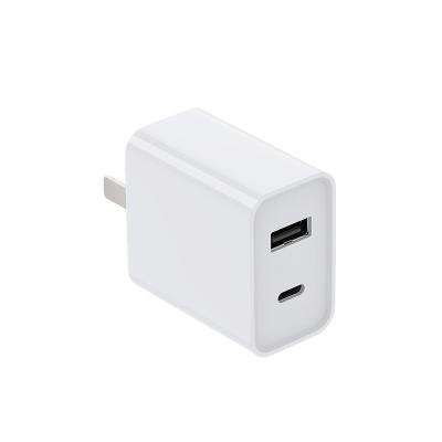 China 2 Type-C Convenient Left Qualcomm QC 3.0 Usb 20w Palladium 18w Palladium 18w Folding Fast Charging Home Wall Phone Charger Private Wholesale for sale