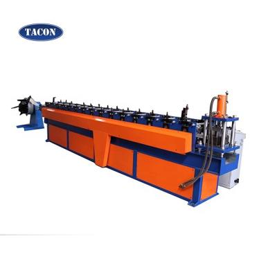 China Hotels High Quality Metal Omega Cap Top Channel Roll Forming Machine Building Material Machinery YX120-154 for sale