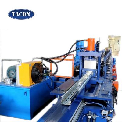 China Hotels Multi-Specification Straight Draw Roll Forming Machine Storage Rack Roll Forming Machine for sale