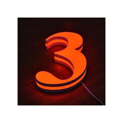 China Lightweight Lightweight 3d Printed Illuminated Letters Led Illuminated Sign For Business for sale