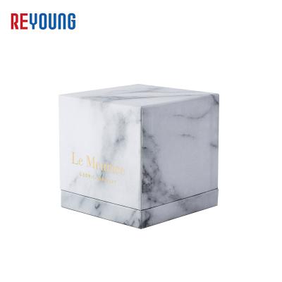 China 2020 recyclable luxury personalized small square gift box for candle for sale