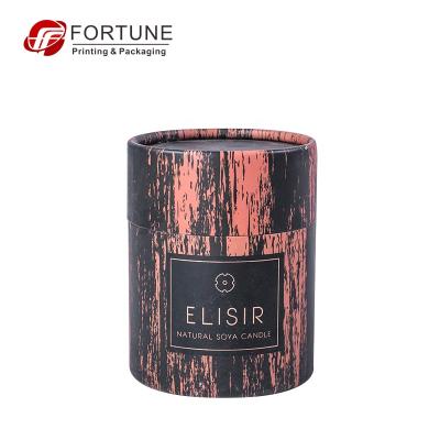 China Handmade Custom Printed Single Packaging Tube Wrap Around Paper Box for sale