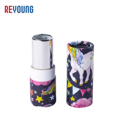 China OEM Recyclable Custom Lip Balm Lip Gloss Cardboard Packaging Paper Lipstick Tube for sale