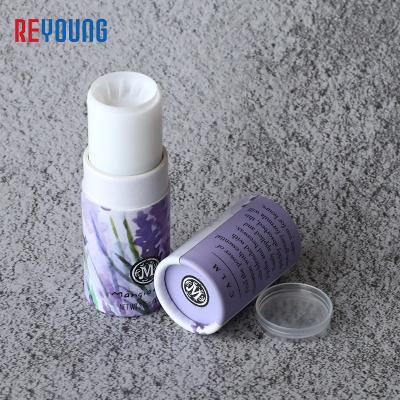 China OEM Recyclable Lift Up Kraft Paper Tube Biodegradable Stick Deodorant Twist Up Skin Care Packaging Tube for sale