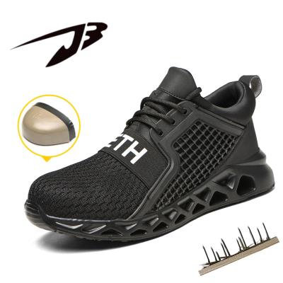 China Jubang Anti-Static Lightweight Men's Work Shoes Steel Toe Safety Shoes Breathable Casual Sports Men Work Shoes For Male for sale