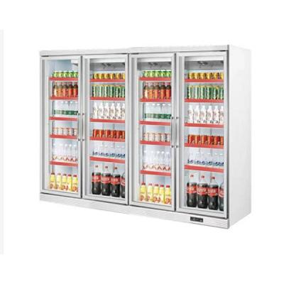 China Custom Cold Soft Beverage Glass Display Fridge Cooler for sale