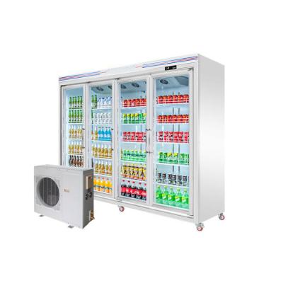 China Custom Bar Equipment Commercial Refrigerator Beverage Upright Refrigeration Display Fridge for sale