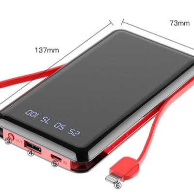 China Fast Charging Cell Phone Function OEM Cell Phone Portable Battery Charging Power Bank 10000mah Power Banks for sale