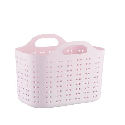 China Home Minimalist Storage Shopping Basket Baskets Storage Wash Bath Basket Kitchen Plastic Container for sale