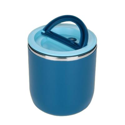 China Heatable 1100ml Circular Insulated Stainless Steel Lunch Boxes Kids Insulated Lunch Boxes for sale