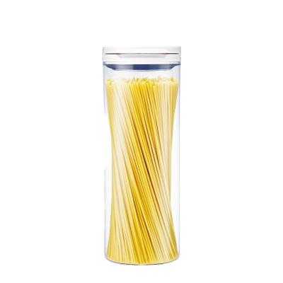 China Kitchen 2300ml Lid Noodle Storage Bottles And Jars Airtight Glass Storage Jar Glass Storage Containers for sale