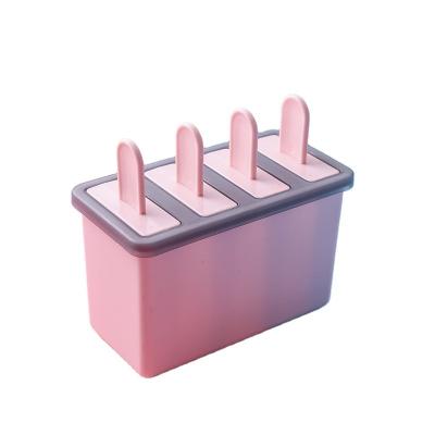 China Viable Popsicle Mold Plastic Ice Cream Mold For Homemade Ice Cream Lolly Pop Maker 4 Kids Popsicles for sale