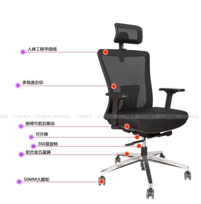 China Popular Ergo Mesh Chair Fabric Swivel Executive Chair Ergo Mesh Chair for sale