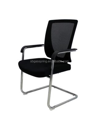 China Best Meeting Mesh Chair Mid Back Office Chair Executive Quality Without Wheels Visitor Chair for sale