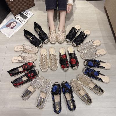 China Other Environmental Spring Embroidery Embroidery Ladies Weaving Flats Summer New Lefu Shoe Leisure Fashion Fisherman Shoes For Women for sale