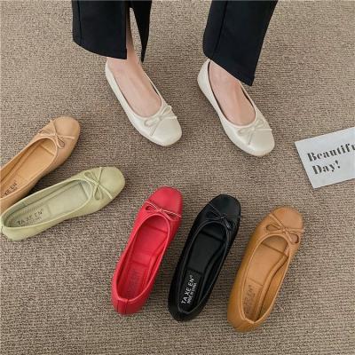 China New Arrival Comfortable Colorful Flats Women Flat Spring Flat Ballerina Casual Slip On Shoes for sale