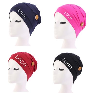 China 2022 New Designs Hospital Nurse Headwear Caps With Button Turban Wrap Nurse Hat for sale