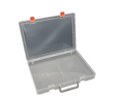 China Wholesale Recyclable Empty Plastic Folder Organizer Transparent Clear Packaging Packing Box for sale