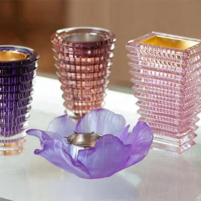 China Hot Sale Minimalist Crystal Vase Luxury Wholesale Vases Burner To Wedding Glass for sale