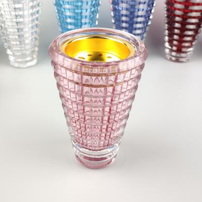 China New Factory Price Chinese Censers Incense Vase Clear Crystal Burner Sale Burner for sale