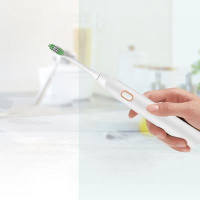 China Silicone Battery Operated Sonic Electronic Toothbrush Automatic Electric Toothbrush Manufacturers for sale