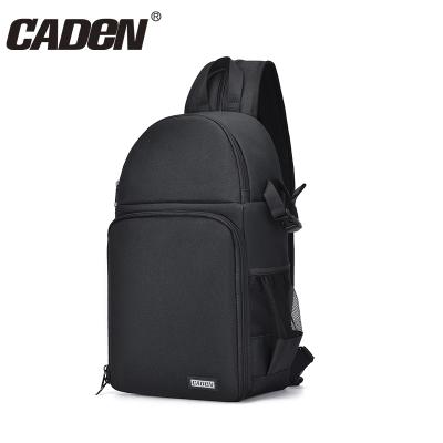 China CADeN D15-2 Camera DSLR/SLR Mirrorless Fashion Design Dual-Use Waterproof Polyester Photography Camera Backpack Custom Sling Bag for sale