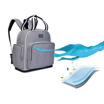 China Multifunctional Portable Durable Waterproof OSOCE M29 Raincoats Custom Design Travel Diaper Backpack Diaper Bag for sale