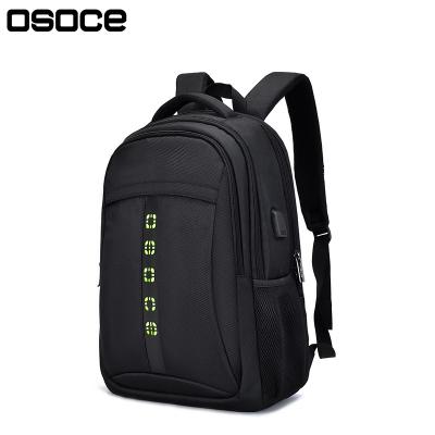 China With USB Factory OSOCE S75 Hot Selling School Bags Business Laptop Backpack With USB Customized High Quality Three Large Compartment for sale