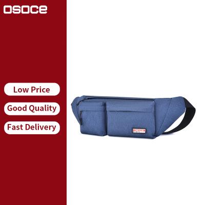 China Wholesale Low moq Water Proof OSOCE B53 Waterproof Custom Designer Print Pussy Pack Waist Bag For Male Men Boys for sale