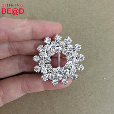 China 2018 Best Design Rhinestone Nickel Free Crystal Bows For Wedding Invitations Ribbon for sale