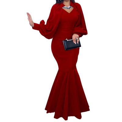 China Other African Dresses For Women Party Clothing Trumpet Mermaid Long Maxi Dress Robe Africaine Femme Clothes Africa Dress for sale