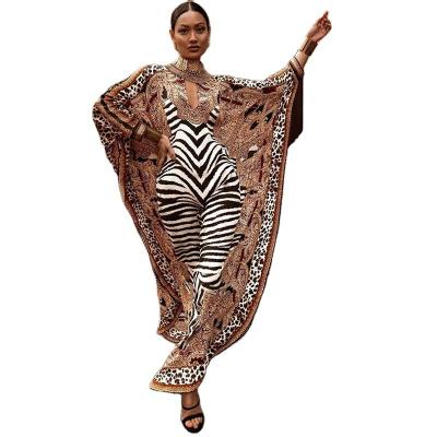 China Other cheap kitenge african design print fashion clothing women loose dress for sale