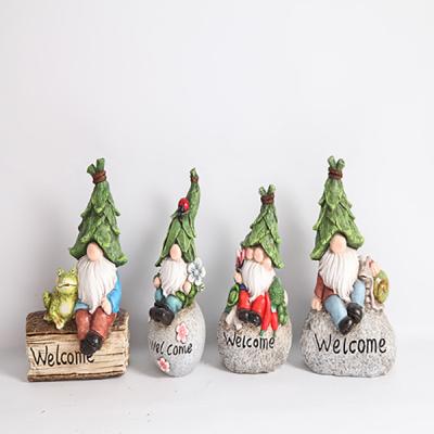 Chine Le jardin d'OEM/ODM Polyresin ornemente la figurine de Gnomes de bande dessinée de décor à vendre