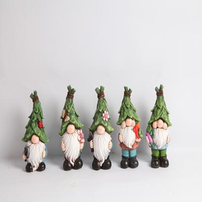 Cina Decorazione leggera della casa della resina di Gnome di Fade Resistant Polyresin Garden Ornaments in vendita