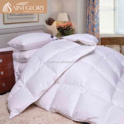 China Home Customized White Goose Feather Down Quilt Wholesale Goose Down Comforter for sale