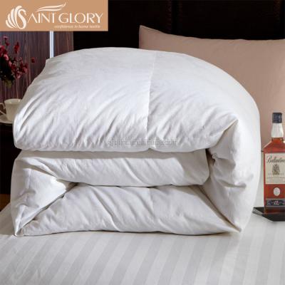 China Pure cotton white goose feather home down comforter cheap price down comforter for sale