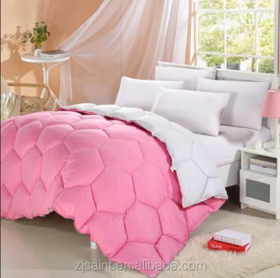 China Home Cheap Double Face 3d Cotton Polyester Quilt Siliconized for sale